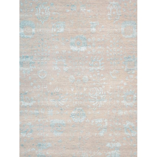 Pasargad Home Transitional Collection Silver Area Rug 9'0" X 11'10"