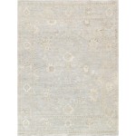 Pasargad Home Oushak Collection L. Blue Wool Area Rug 9'11" X 14'2"