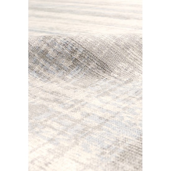 Pasargad Home Modern Collection Silver Bamboo Silk & Wool Area Rug 8'0" X 10'0"