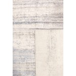 Pasargad Home Modern Collection Silver Bamboo Silk & Wool Area Rug 8'0" X 10'0"
