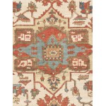 Pasargad Home Serapi Collection Ivory Wool Area Rug 7'9" X 10'0"