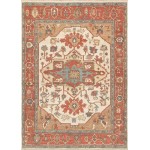 Pasargad Home Serapi Collection Ivory Wool Area Rug 8'10" X 11'9"