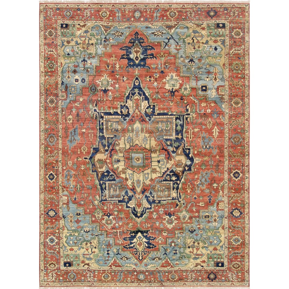 Pasargad Home Serapi Collection Rust Wool Area Rug 4'10" X 7'2" Pasargad Home Serapi Collection Rust Wool Area Rug 4'10" X 7'2"