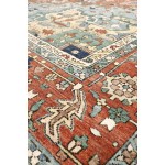 Pasargad Home Serapi Collection Rust Wool Area Rug 4'10" X 7'2"