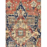 Pasargad Home Serapi Collection Rust Wool Area Rug 8'10" X 12'0"