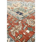 Pasargad Home Serapi Collection Rust Wool Area Rug 8'10" X 12'0"