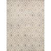 Pasargad Home Modern Collection Silver Bamboo Silk & Wool Rug 5'0" X 8'0"