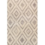 Pasargad Home Modern Collection Silver Bamboo Silk & Wool Rug 8'9" X 11'9"