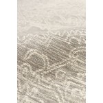 Pasargad Home Modern Collection Silver Bamboo Silk & Wool Area Rug 5'0" X 8'0"