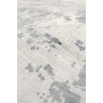 Pasargad Home Mirage Collection Grey/ Ivory Bamboo Silk Area Rug 7'9" X 9'9"