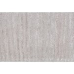 Pasargad Home Edgy Collection Silver Bamboo Silk & Wool Runner 2'6" X 10'0"