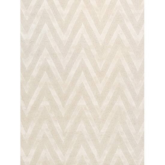 Pasargad Home Edgy Collection Ivory Area Rug 9'9" X 13'9"