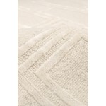 Pasargad Home Edgy Collection Bamboo Silk & Wool Area Rug 12'0" X 15'0" Ivory