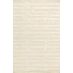 Pasargad Home Edgy Collection Ivory Bamboo Silk & Wool Area Rug 9'9" X 13'9"