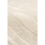 Pasargad Home Edgy Collection Ivory Bamboo Silk & Wool Area Rug 5'0" X 8'0"