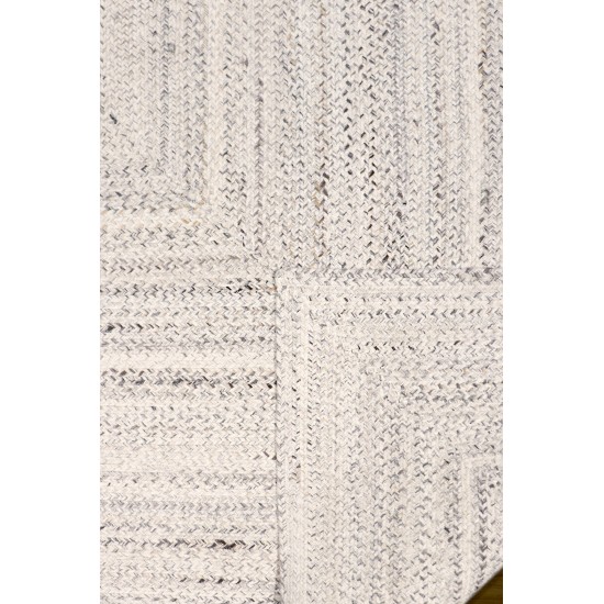 Pasargad Home Lagos Collection Ivory Poly Fabric Area Rug 10'0" X 14'0"