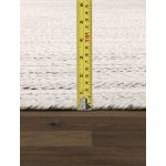 Pasargad Home Lagos Collection Ivory Poly Fabric Area Rug 10'0" X 14'0"