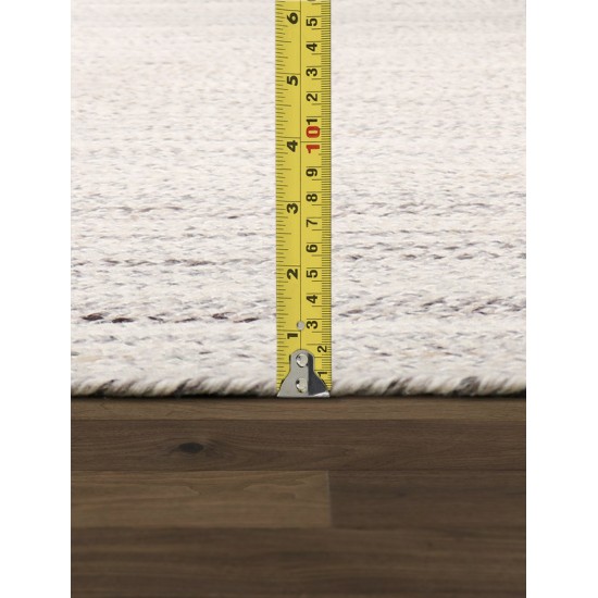 Pasargad Home Lagos Collection Ivory Poly Fabric Area Rug 10'0" X 14'0"