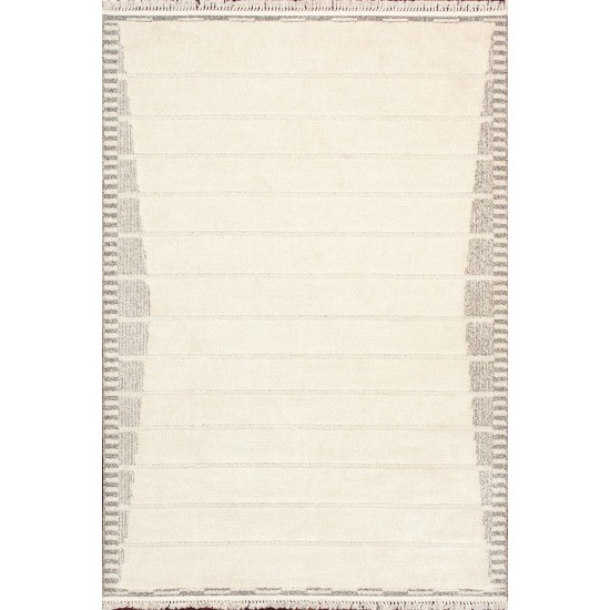 Pasargad Home Sutton Collection Ivory Area Rug 10'0" X 14'0"