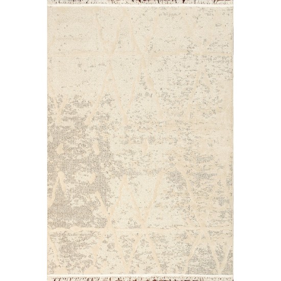 Pasargad Home Sutton Collection Ivory/Grey Area Rug 10'0" X 14'0"