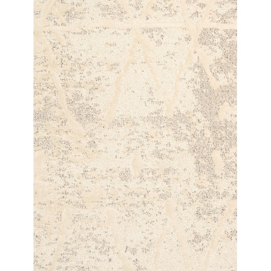 Pasargad Home Sutton Collection Ivory/Grey Area Rug 4'0" X 6'0"