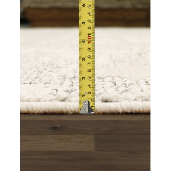 Pasargad Home Sutton Collection Ivory/Grey Area Rug 8'0" X 10'0"