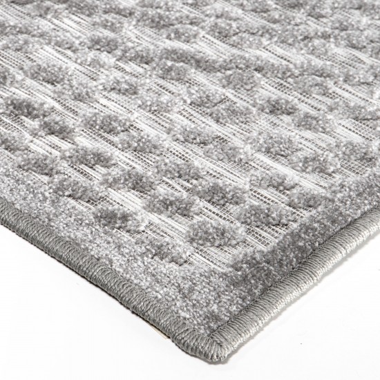 Orian Boucle' Cerulean Silverton 78"X114"