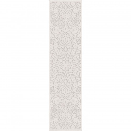 Orian Boucle' Cottage Floral Natural 23"X90"