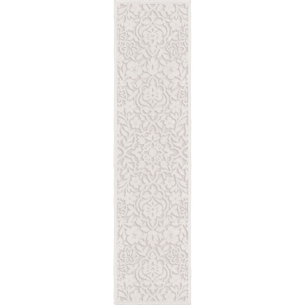 Orian Boucle' Cottage Floral Natural 23"X90"