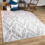 Orian Boucle' Salvador Natural Grey 93"X130"