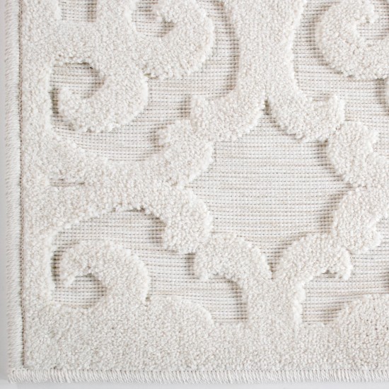 Orian Boucle' Seaborn Natural 62"X90"