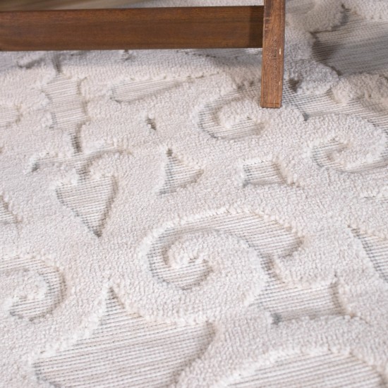 Orian Boucle' SEABORN NATURAL 93"X130"