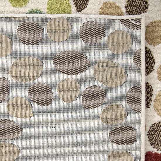 Orian Veranda Brandon Berry Multi 62"X90"
