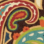 Orian Veranda Paisley Veranda Multi 92"X130"