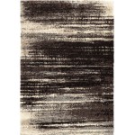 Orian American Heritage Interference Black 60"X84"