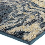 Orian American Heritage Impressionist Stone Indigo 60"X84"