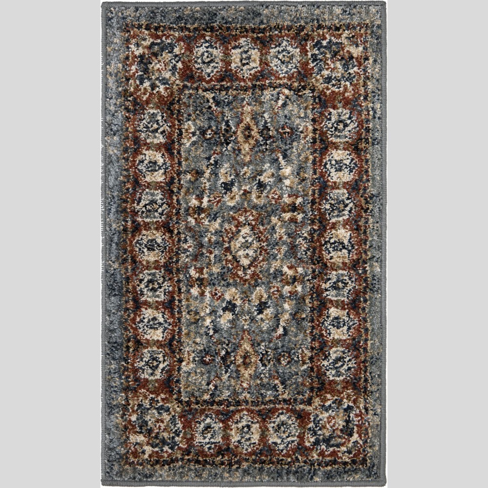 Orian American Heritage Persian Border Indigo 20"X34"