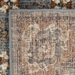 Orian American Heritage Persian Border Indigo 20"X34"