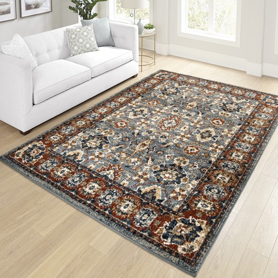 Orian American Heritage Persian Border Indigo 60"X84"