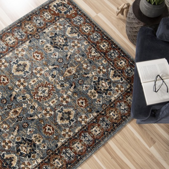 Orian American Heritage Persian Border Indigo 60"X84"