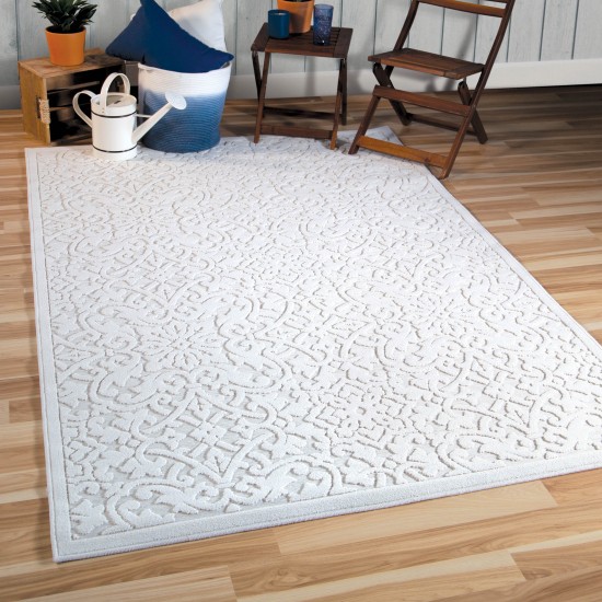 Orian Boucle' Biscay Natural 62"X90"