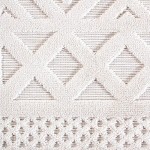 Orian Boucle' Coastal Diamond Natural 108"X156"