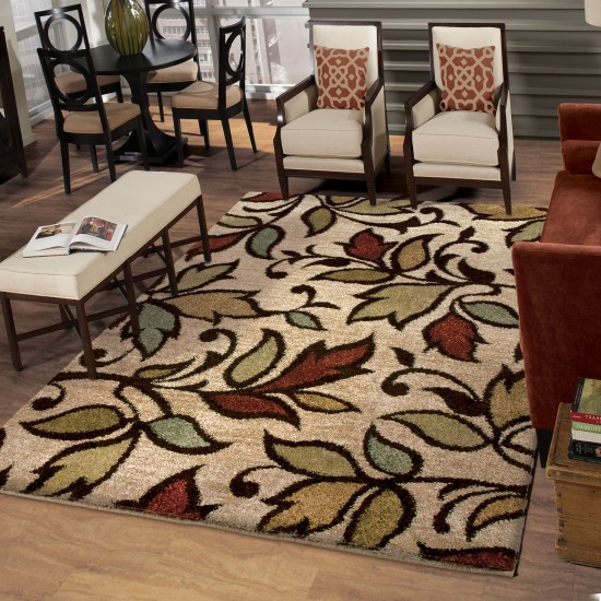 Orian Wild Weave Getty Bisque 47"X65"