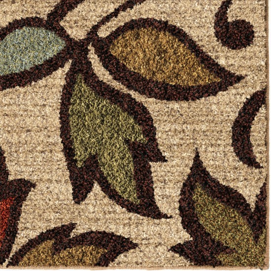 Orian Wild Weave Getty Bisque 63"X90"