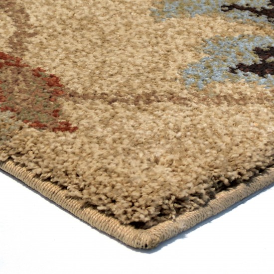 Orian Wild Weave London Bisque 94"X130"