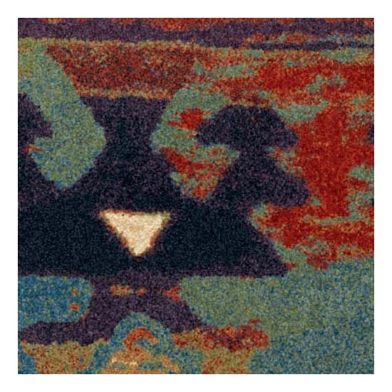 Orian Mardi Gras Elk River Multi Red 63"X90"