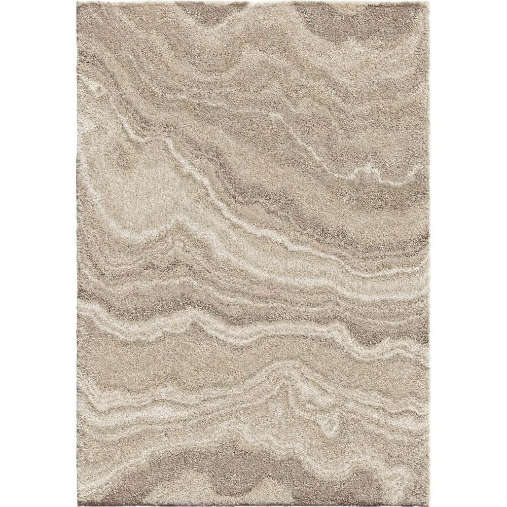 Orian Super Shag Cascade Ivory 63"X90"