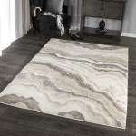 Orian Super Shag Cascade Ivory 63"X90"