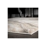 Orian Super Shag Cascade Ivory 63"X90"