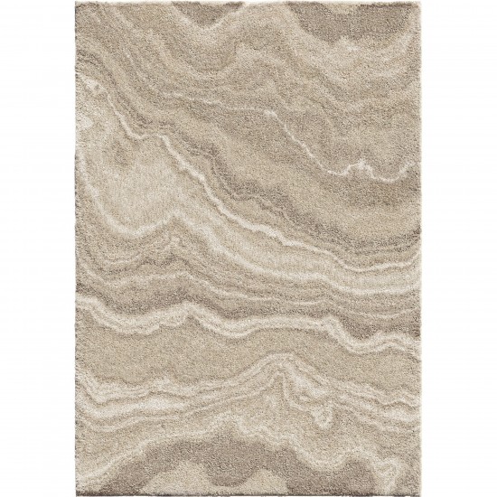 Orian Super Shag Cascade Ivory 94"X130"